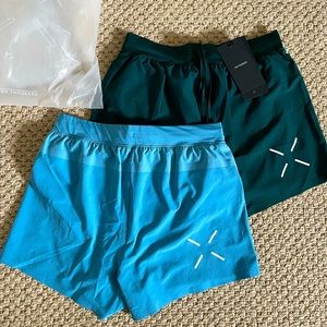 TEN THOUSAND | Distance 3-Inch Running Shorts | Pine & Niagara | Extra-Small